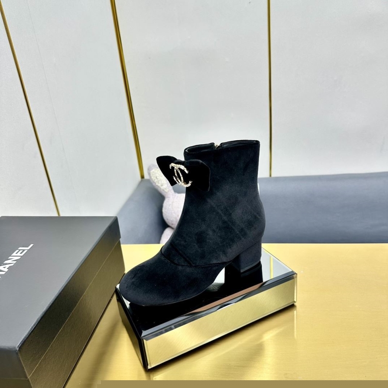 Ch*el leather shoes